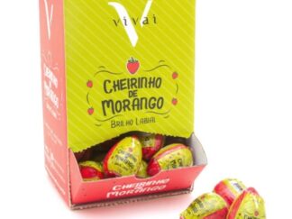Brilho Labial Cheirinho de Morango Vivai V-3061